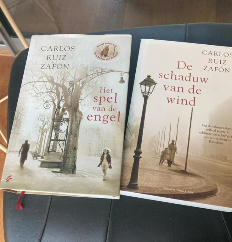 Carlos Ruiz Zafón: Het spel van de engel & De schaduw van de, Boeken, Romans, Gelezen, Europa overig, Ophalen of Verzenden