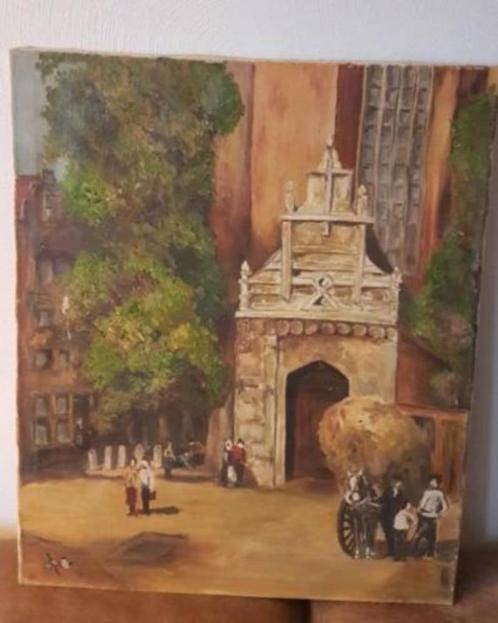 Oud Olieverf A. Hazelaar Westerkerk Enkhuizen, Ophalen