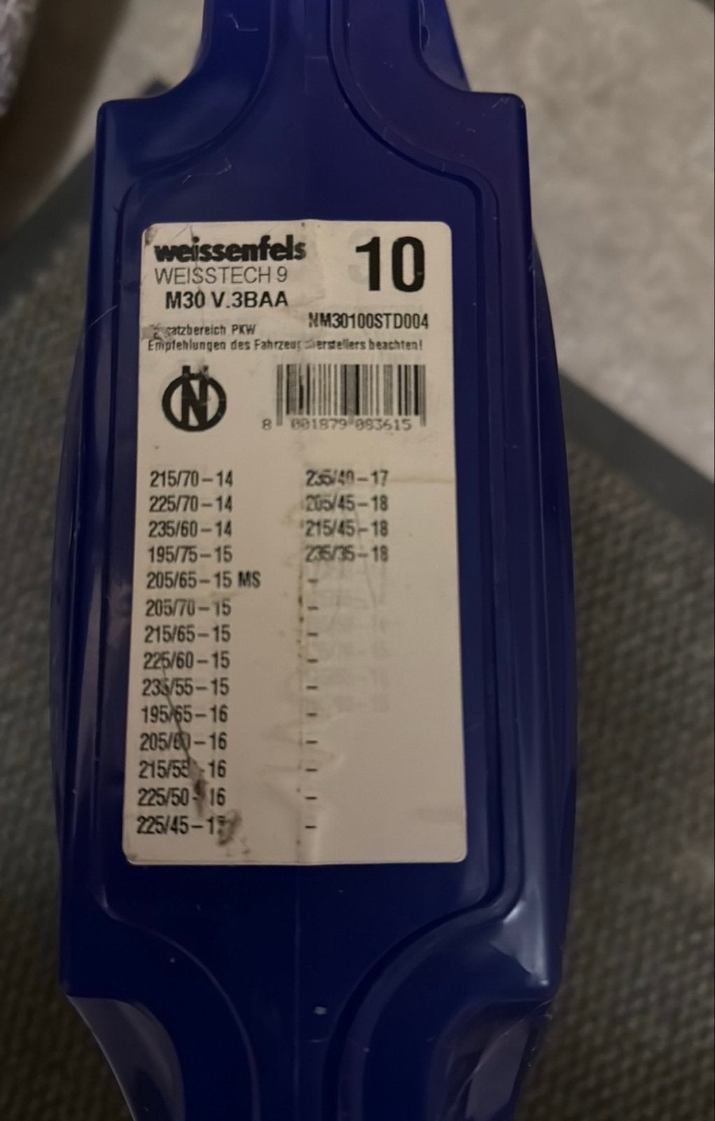 Weissenfels M30 Sneeuwkettingen - Maat 10, Ophalen of Verzenden, Gebruikt
