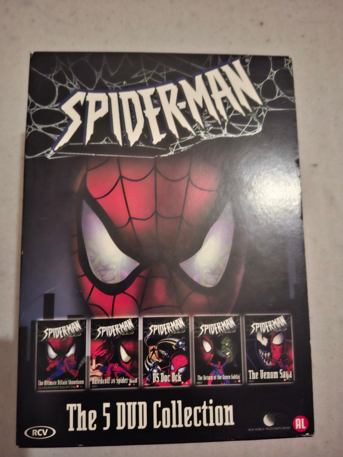 Spiderman DVD Boxset - The 5 DVD Collection (Animatie), Gebruikt, Tekenfilm, Amerikaans, Ophalen of Verzenden