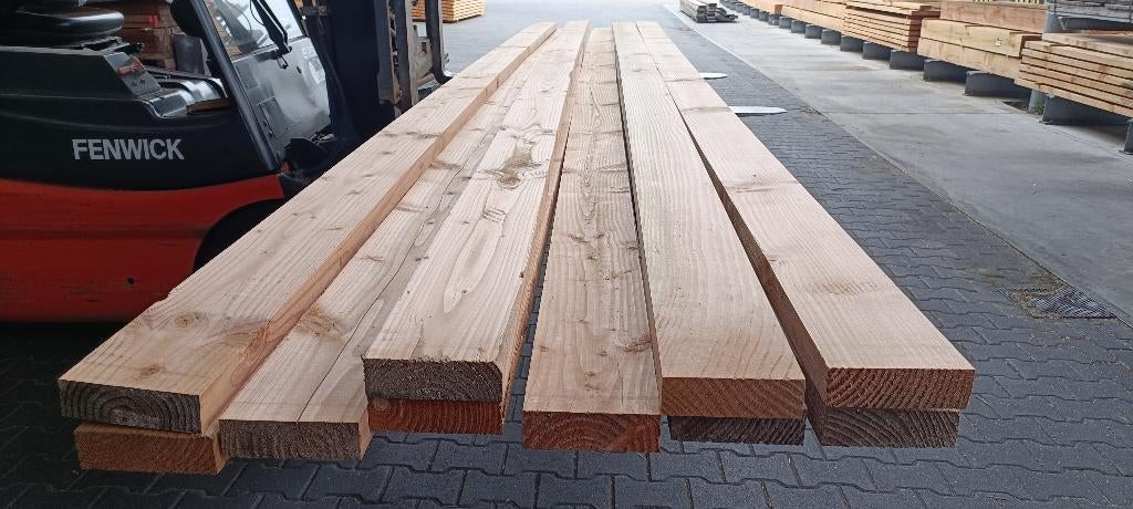 B-keuze | Douglas balken | Geschaafd | 40x140mm | 500cm, Tuin en Terras, Palen, Balken en Planken, Ophalen of Verzenden, Nieuw
