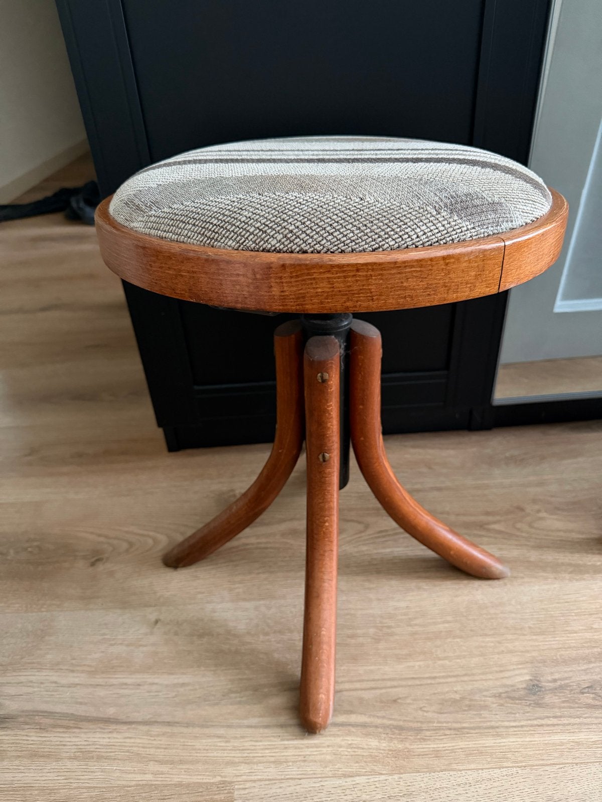 Vintage Pianokruk - In Hoogte Verstelbaar, Ophalen, In hoogte verstelbaar, Gebruikt, Hout