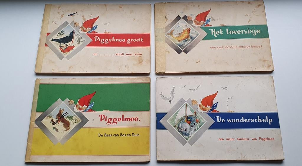 4 Piggelmee boeken: Sprookjes, avonturen en meer, Ophalen of Verzenden, Gelezen, N. van Hichtum, Sprookjes