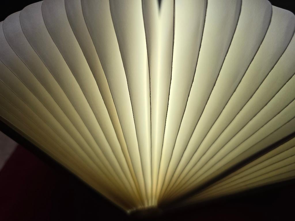 Veloci oplaadbare decoratieve lamp - boeklamp - div. kleuren, Led-lamp, Gebruikt, Boek, Minder dan 30 watt