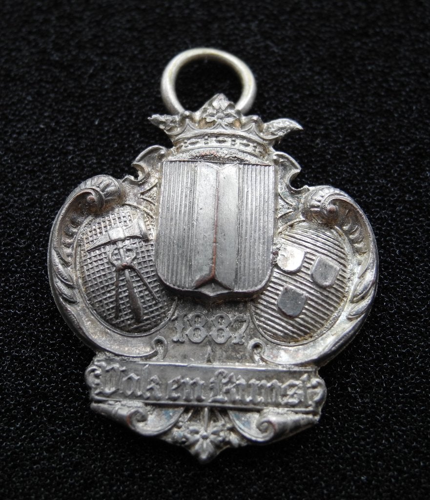 Erepenning / Onderscheiding Vak en Kunst Dordrecht 1887, Postzegels en Munten, Ophalen of Verzenden, Overige materialen, Nederland