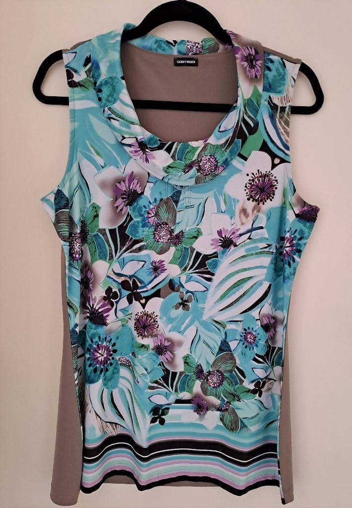 Gerry Weber Dames Zomertop in mooie zomerse kleuren, Maat 38/40 (M), Overige kleuren, Ophalen of Verzenden, Zo goed als nieuw