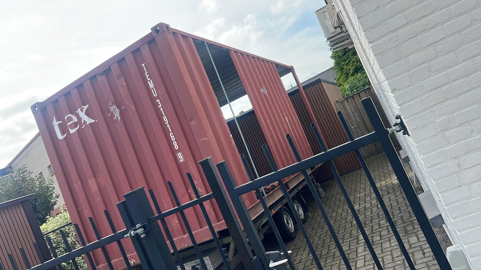 20 ft zeecontainer, Doe-het-zelf en Verbouw, Ophalen