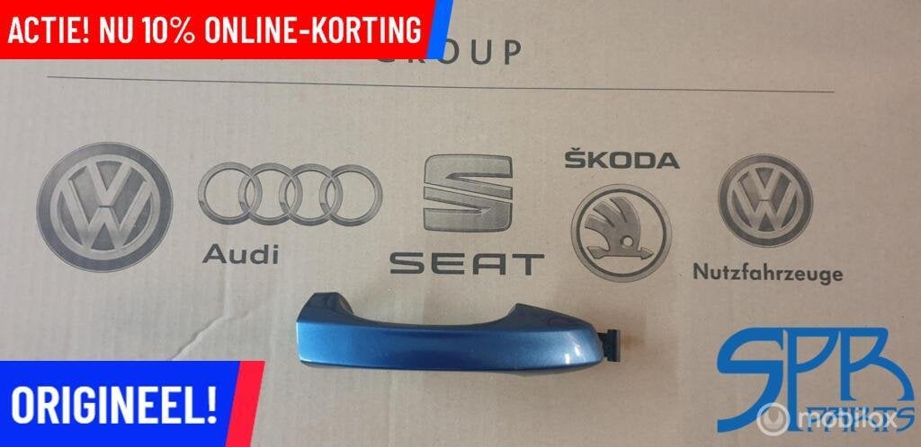 GOLF 7 LA5J RECHTS Deurgreep Rechtsvoor Rechtsachter GREEP, Volkswagen, Nieuw, Ophalen of Verzenden, Volkswagen