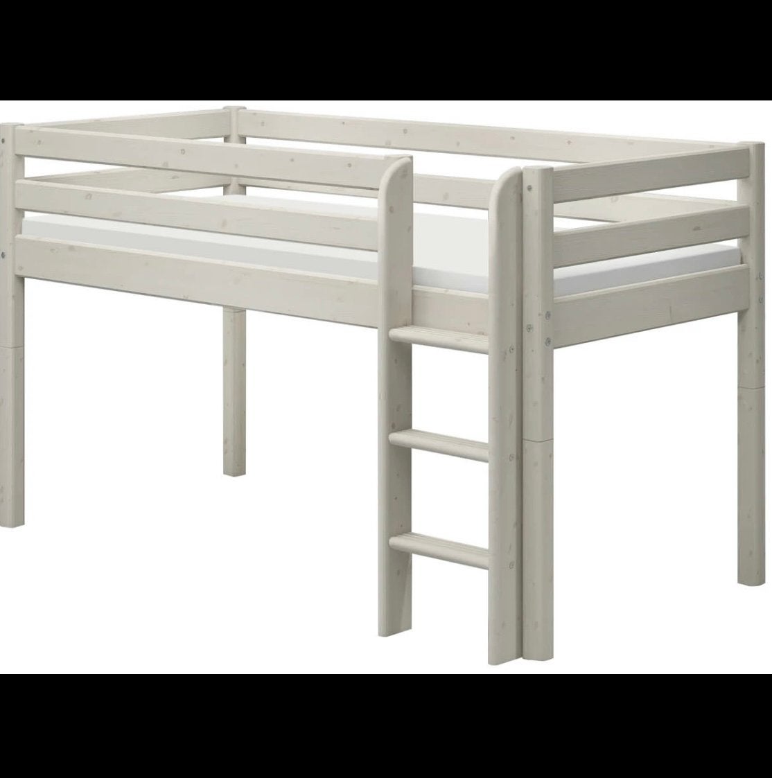 Flexa halfhoogslaper  whitewash, Kinderen en Baby's, Ophalen, Gebruikt, Halfhoogslaper