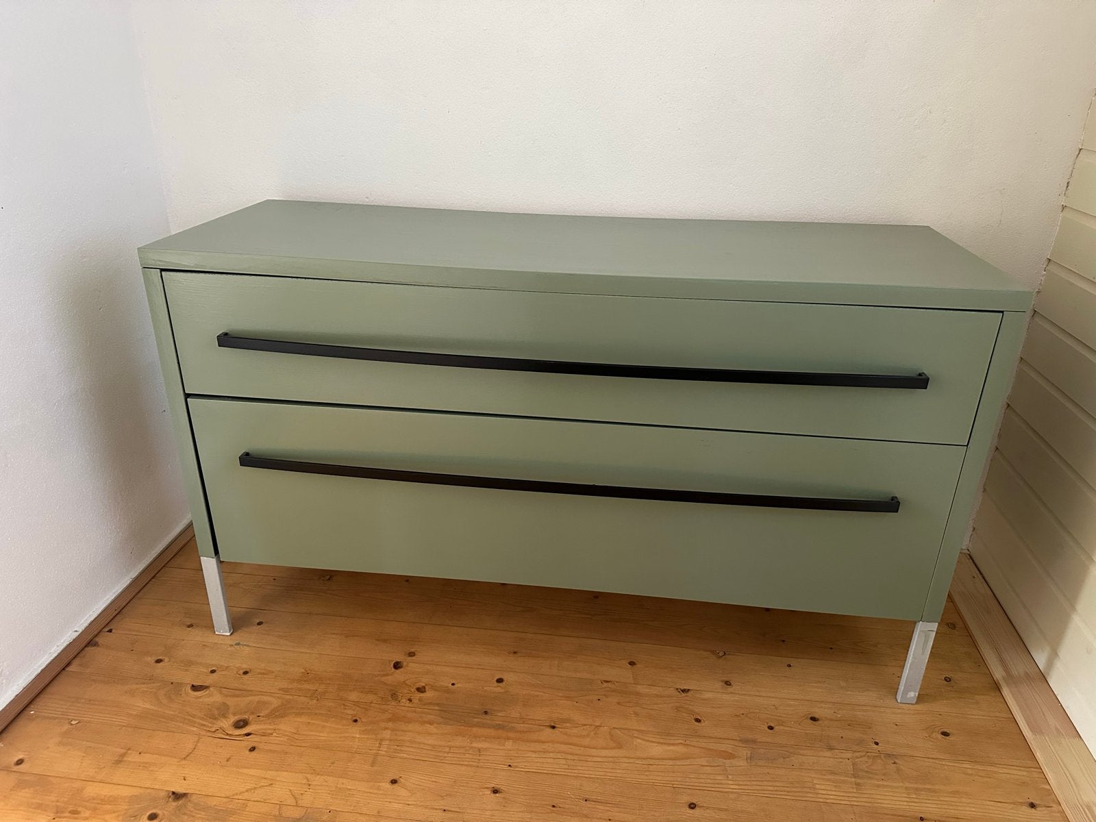 IKEA ladekast - Groen - Zo goed als nieuw, Huis en Inrichting, Kasten | Ladekasten, Ophalen, 1 of 2 laden, 50 tot 100 cm, Zo goed als nieuw