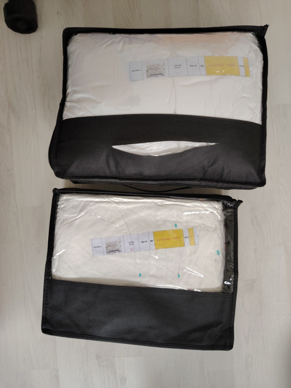 Syhiego dekbed en overtrek in 1 Afm155 x 220 cm 2 stuks!, Eenpersoons, Wit, Dekbedovertrek, Nieuw