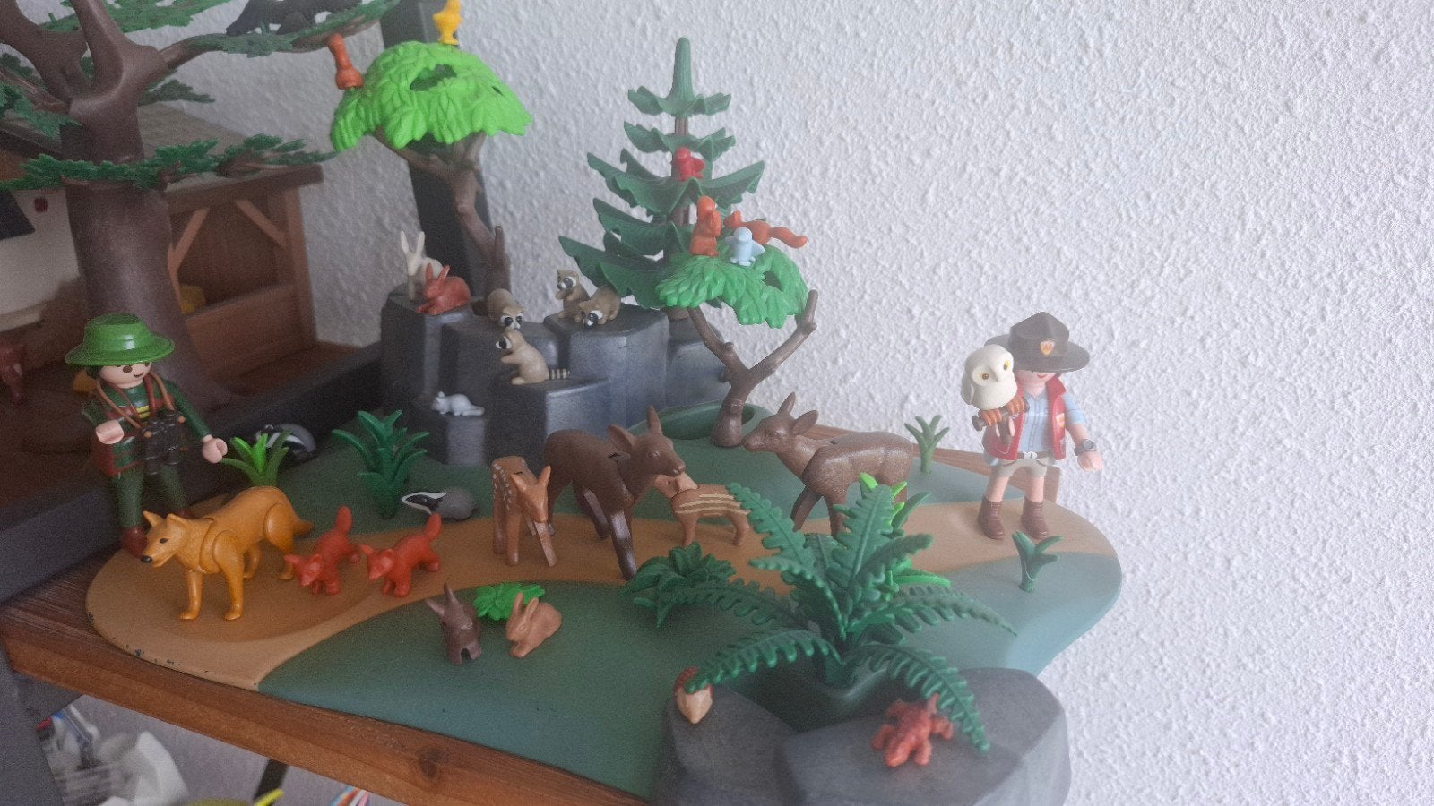 Playmobil combinatie van sets met boswachter + dieren, Ophalen of Verzenden, Gebruikt, Country, Complete set