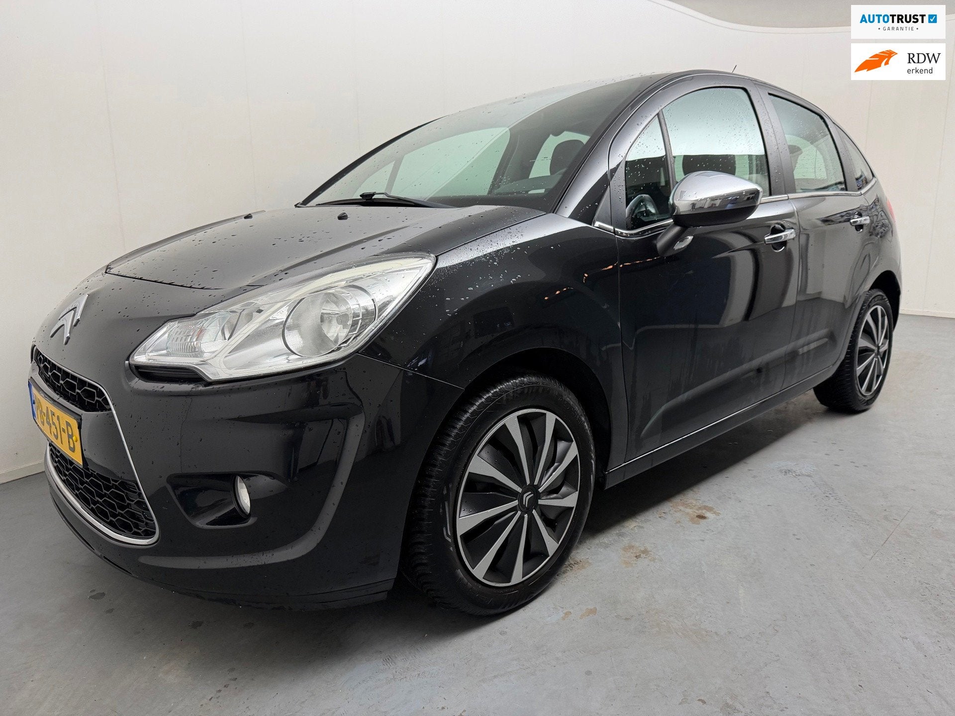 Citroen C3 1.4 VTi Collection # Panoramadak # Airco # El ram, Voorwielaandrijving, Zwart, Bedrijf, Handgeschakeld
