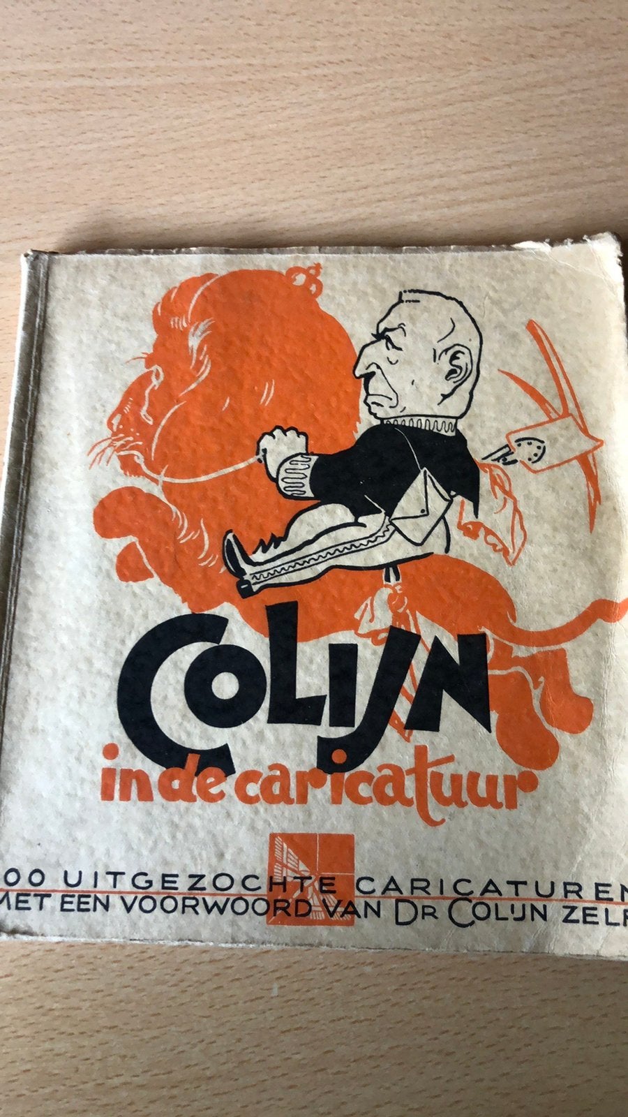 Colijn in de caricatuur' uit 1936, Ophalen of Verzenden