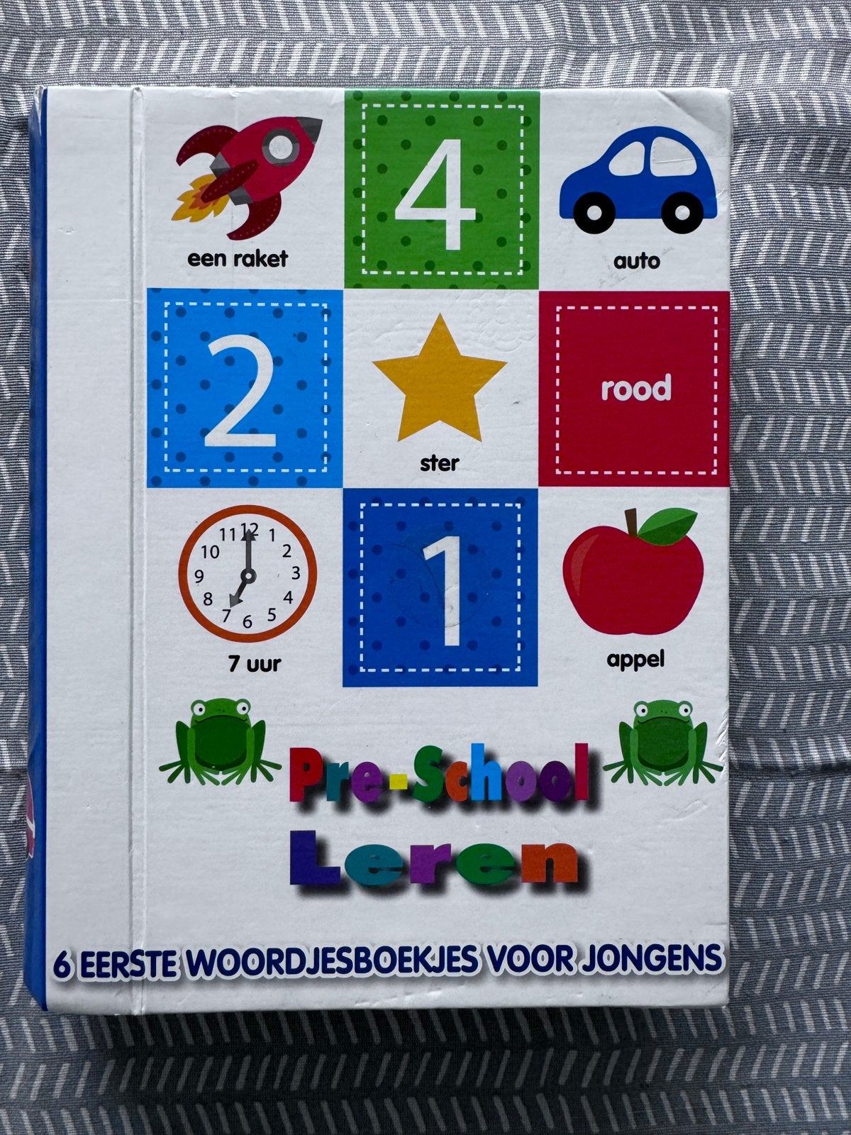 Pre-School Leren – 6 Eerste Woordjesboekjes voor Jongens, Ophalen of Verzenden, Zo goed als nieuw