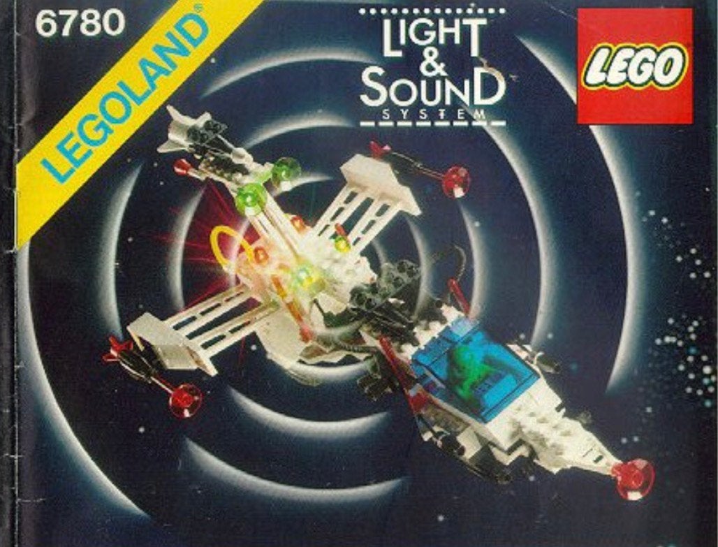 Lego 6780 - ruimteschip space ship light & sound (90% compl), Kinderen en Baby's, Ophalen of Verzenden, Gebruikt