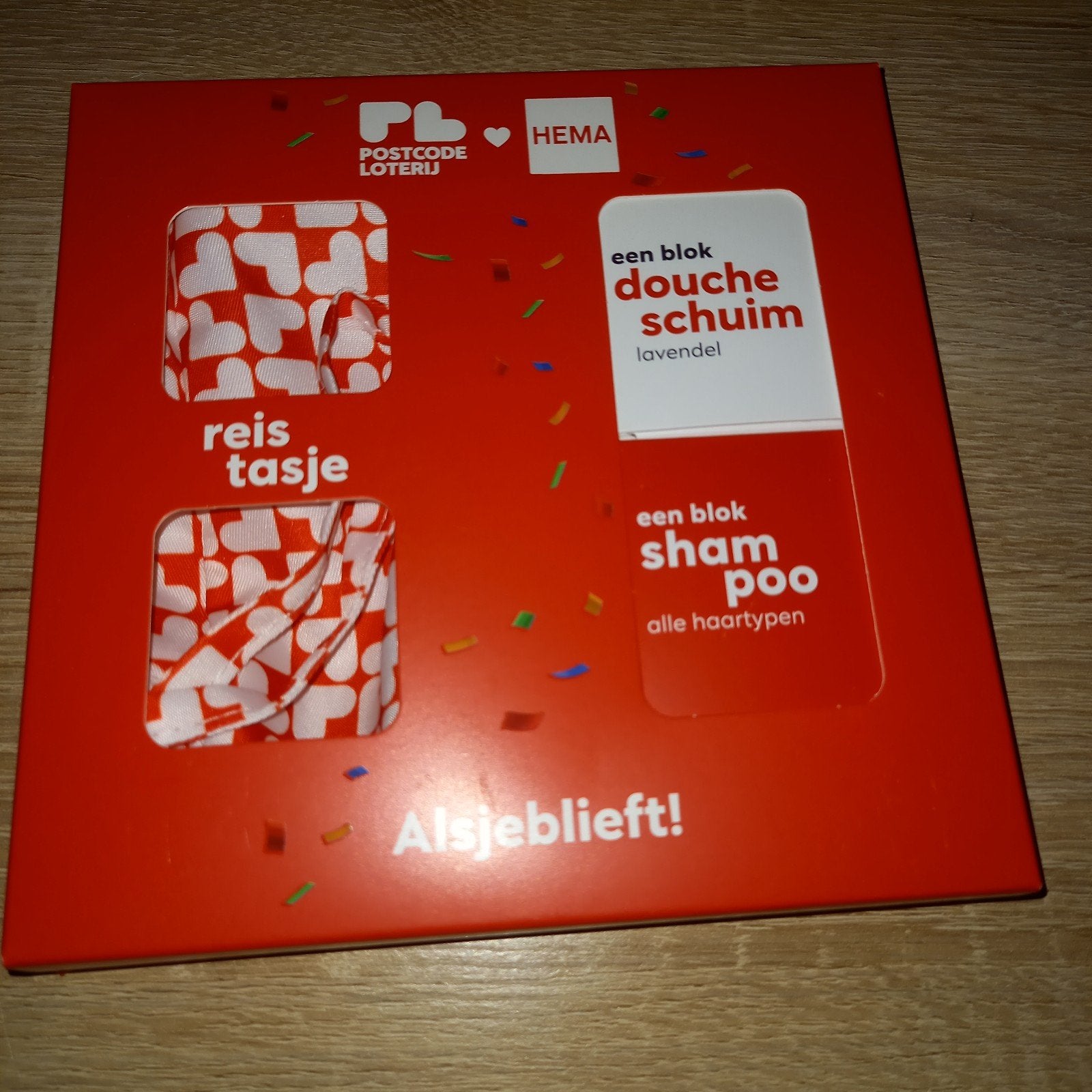 Postcode Loterij Reistasje, Doucheschuim & Shampoo, Sieraden, Tassen en Uiterlijk, Uiterlijk | Lichaamsverzorging, Ophalen of Verzenden