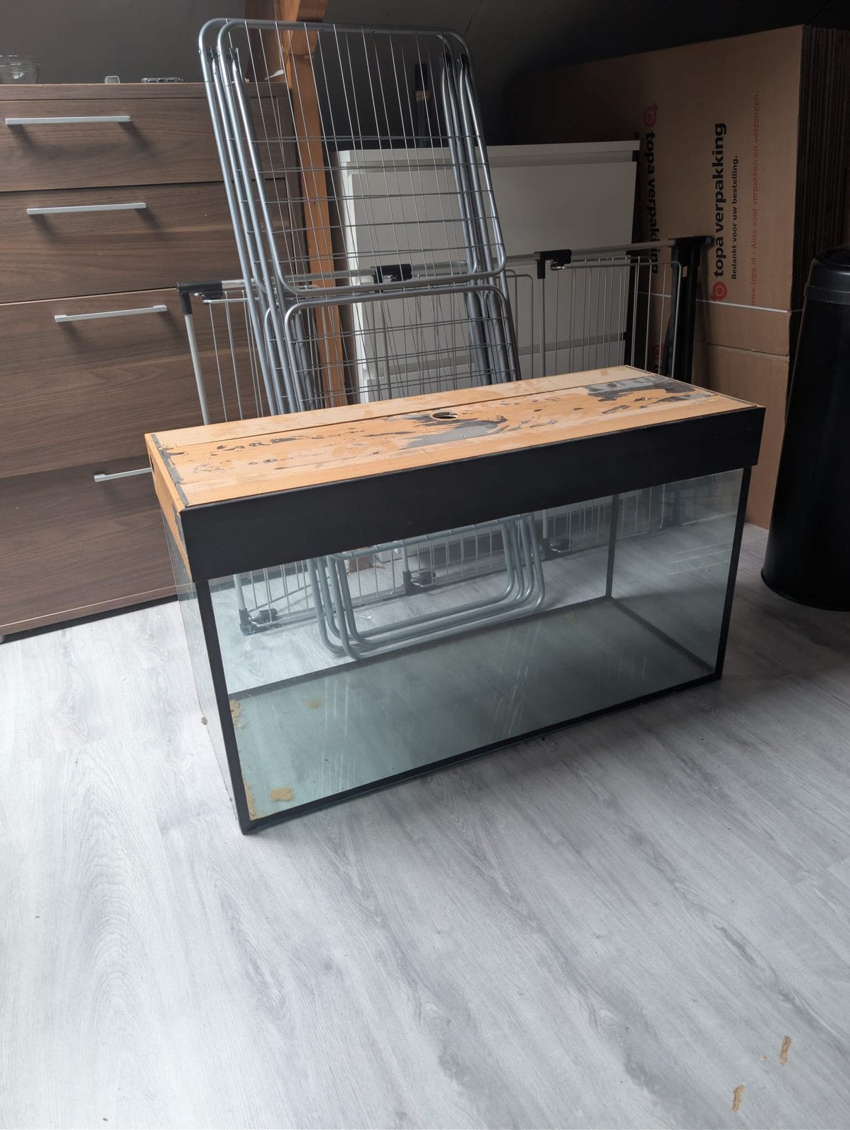 Terrarium te koop, Dieren en Toebehoren, Gebruikt, Hok, 75 tot 110 cm, Ophalen