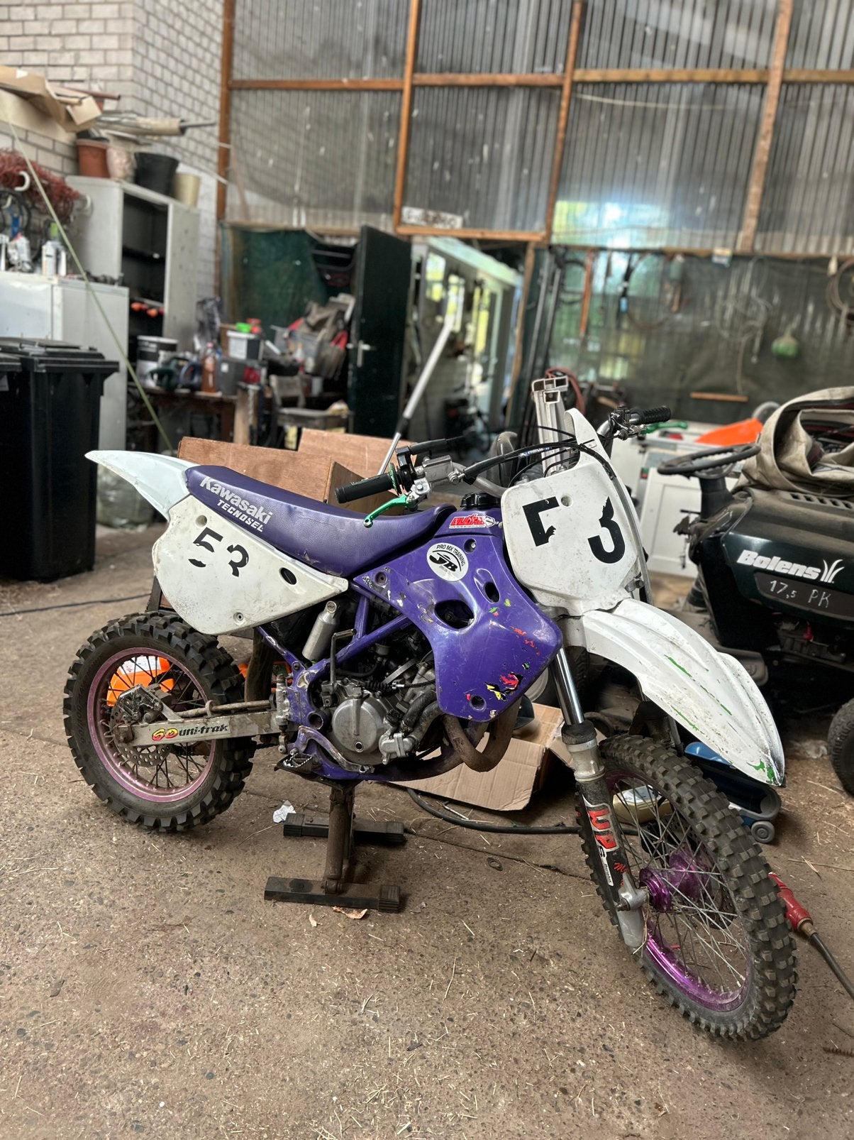 Kx80 frame kx60 blok, Fietsen en Brommers, Brommers | Tomos, Ophalen, Zo goed als nieuw, Overige modellen