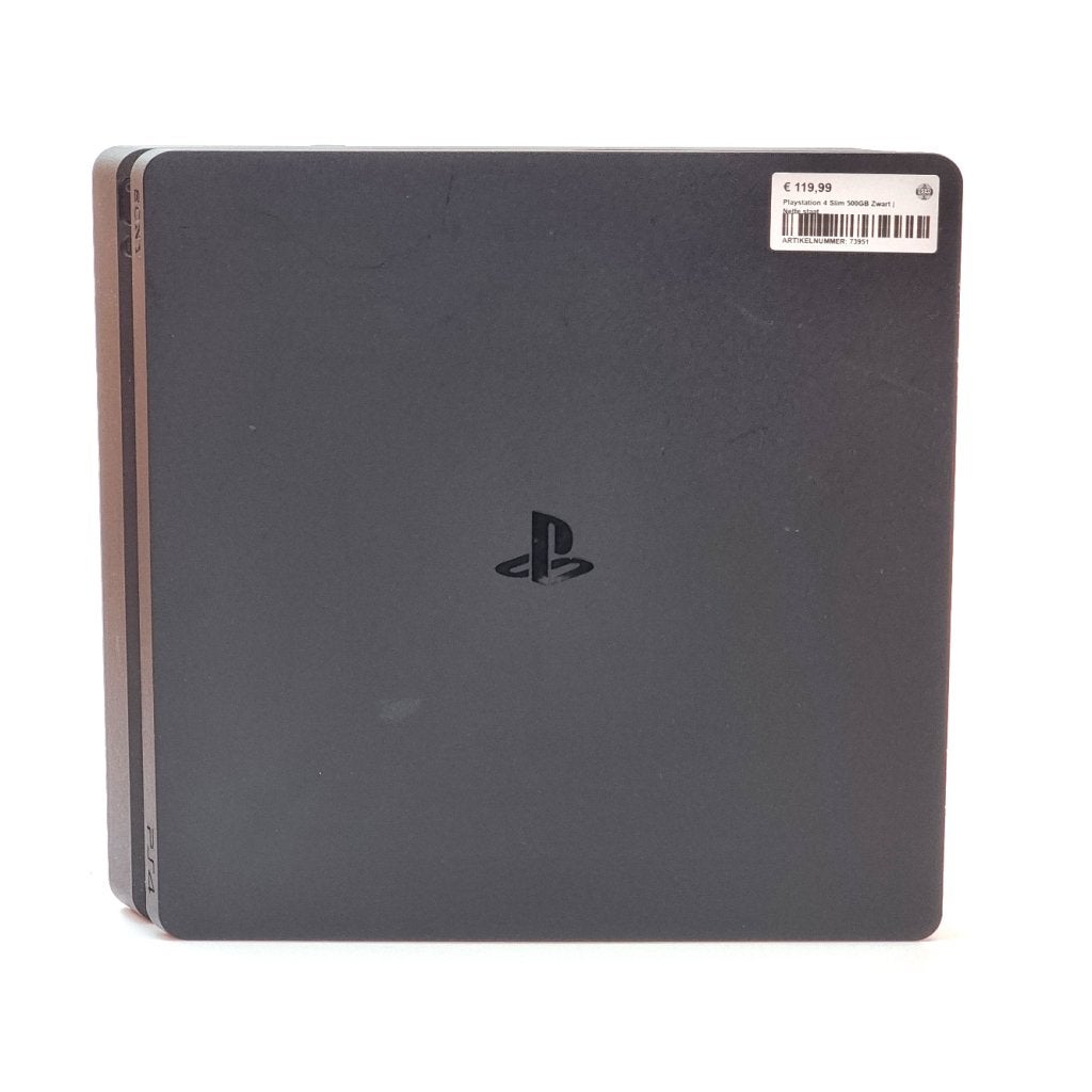 Playstation 4 Slim 500GB Zwart | Nette staat, Spelcomputers en Games, Spelcomputers | Sony PlayStation 4, Sony, Zo goed als nieuw