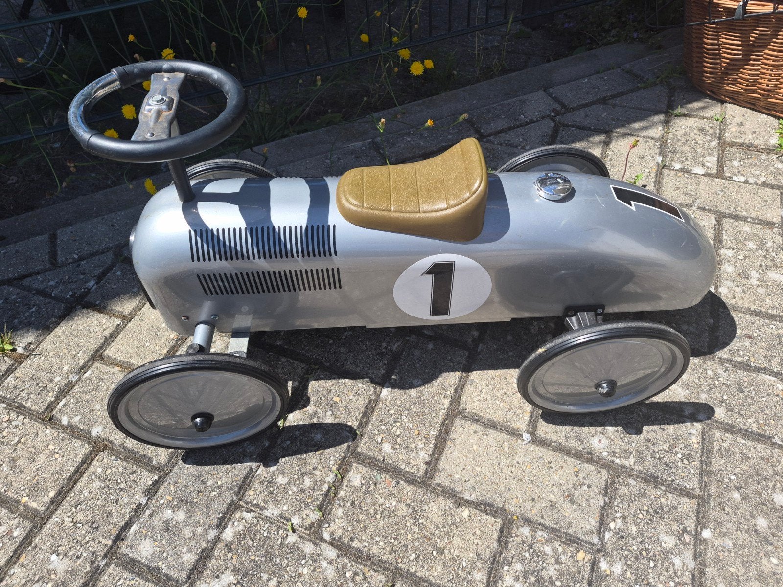 Retro Roller Loopauto - Vintage Design Loopvoertuig, Ophalen, Gebruikt, Loopvoertuig