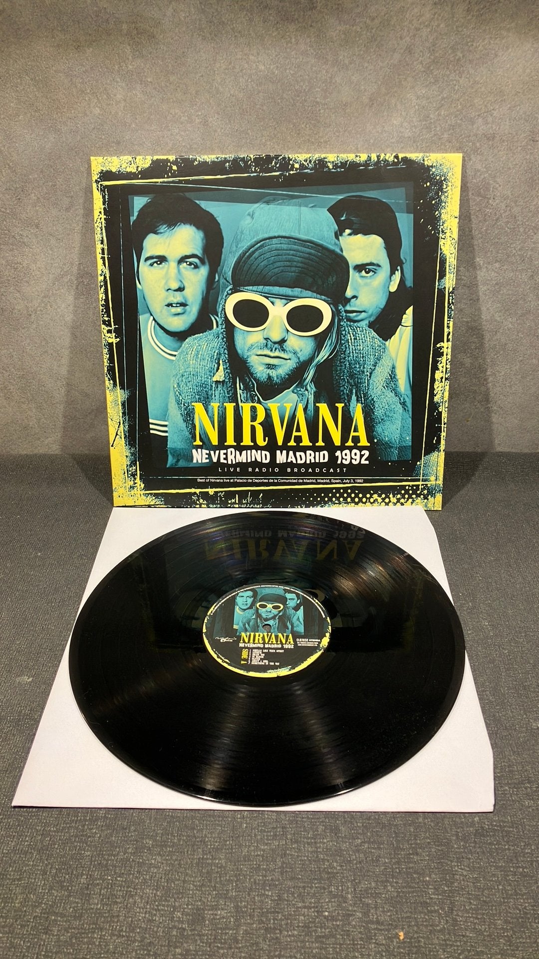 Nirvana  — Nevermind Madrid 1992, Cd's en Dvd's, LP, Progressive Rock, Ophalen of Verzenden, 12 inch