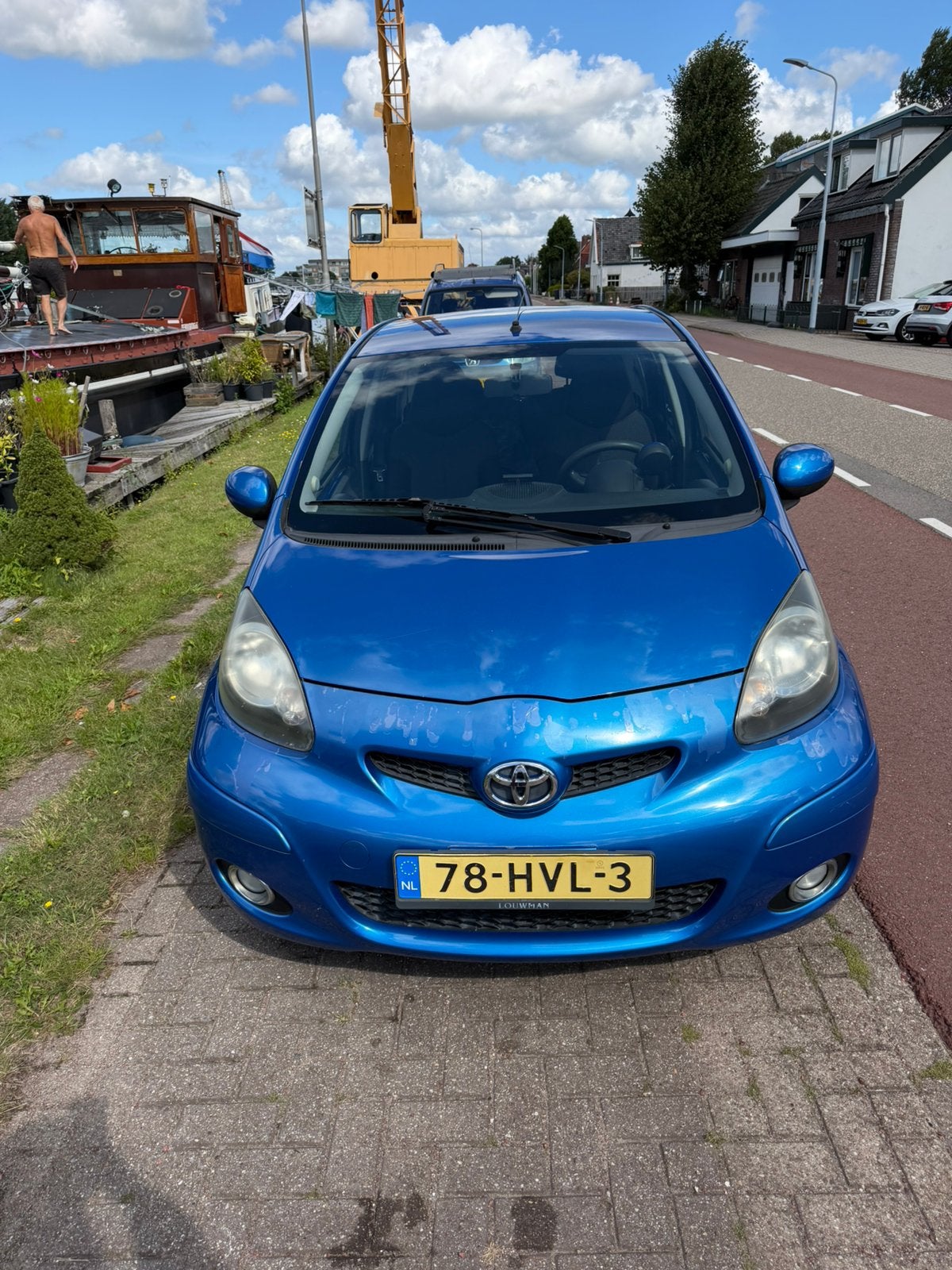 Toyota Aygo 1.0 12V Vvt-i 5DRS 2009 Blauw, Auto's, Toyota, Voorwielaandrijving, 68 pk, Origineel Nederlands, Handgeschakeld