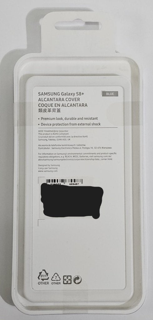 Samsung Galaxy S8 Plus Cover - Alcantara | Nieuw, Nieuw, Hoesje of Tasje, Ophalen of Verzenden, Samsung Electronics Benelux B.V.