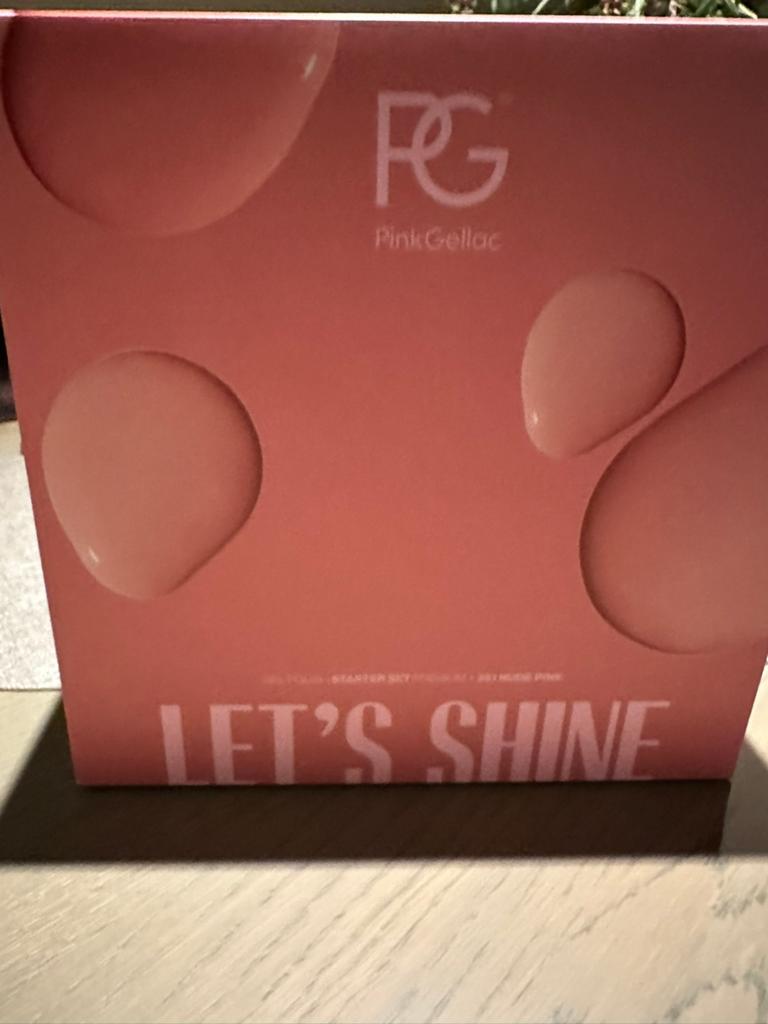 Nieuw in doos pink gellac set, Ophalen, Zo goed als nieuw, Handen en Nagels