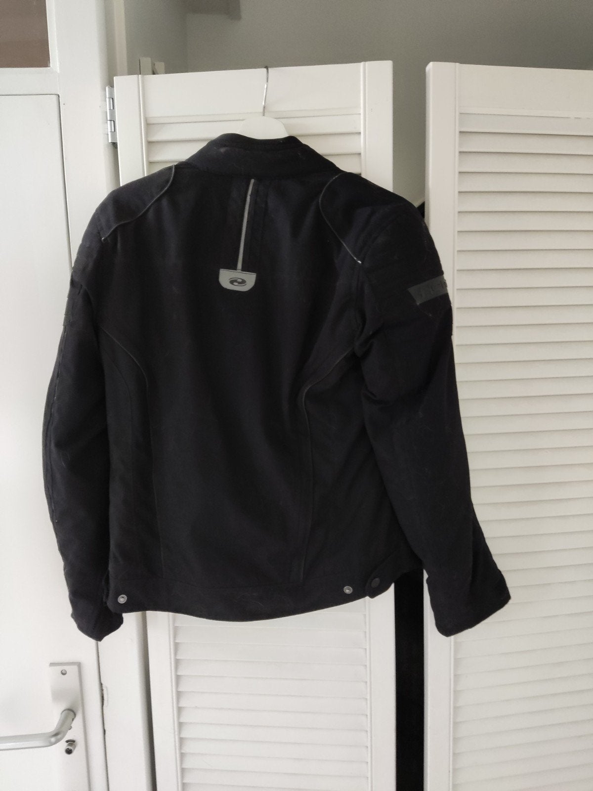 Zwart dames motorjack mt. M in goede staat., Motoren, Ophalen of Verzenden, Tweedehands, Dames, Jas | textiel
