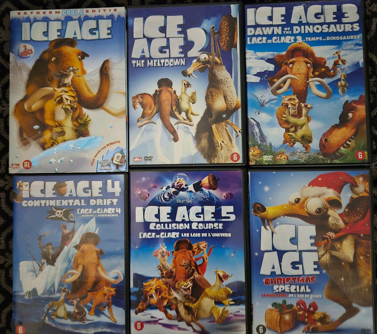 Ice Age DVD Collectie - De Complete Saga, Animatie, Nederlands, Ophalen of Verzenden, Zo goed als nieuw