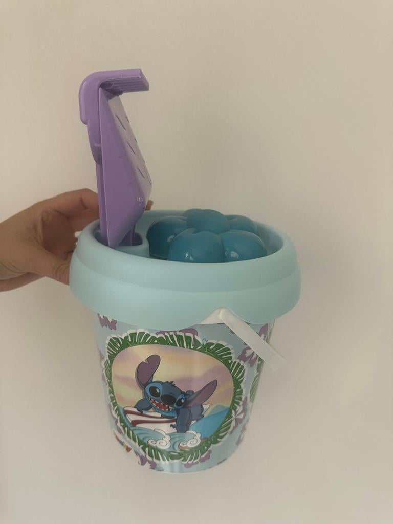 Emmer met schepje en vormpje - Stitch design, Ophalen of Verzenden, Gebruikt