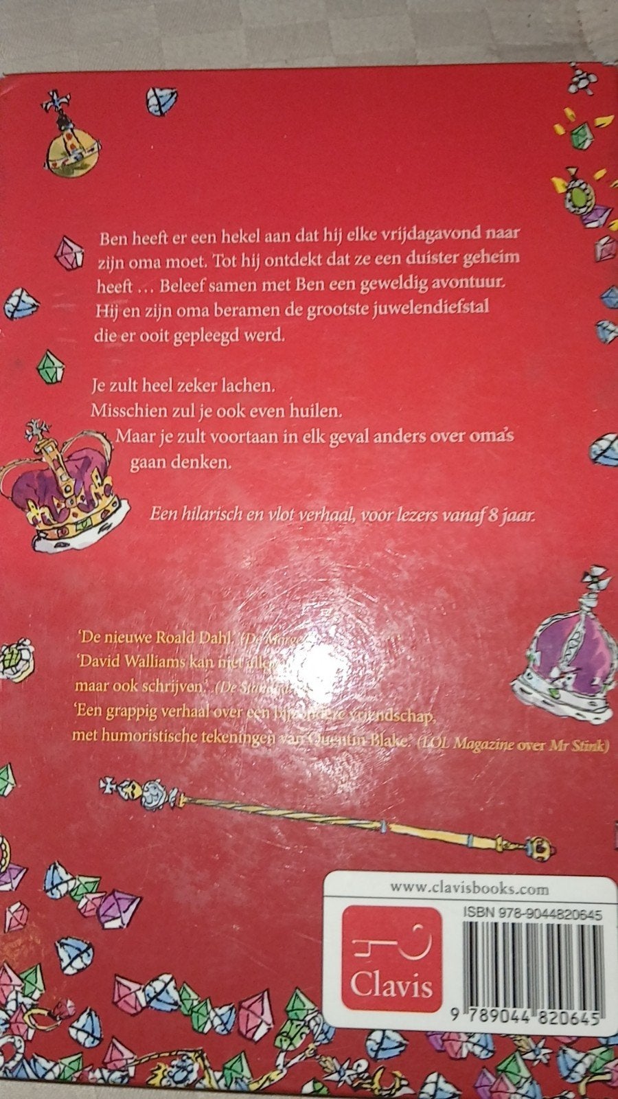 Oma Boef - David Walliams (Geïllustreerd door Tony Ross), Ophalen of Verzenden, Gelezen
