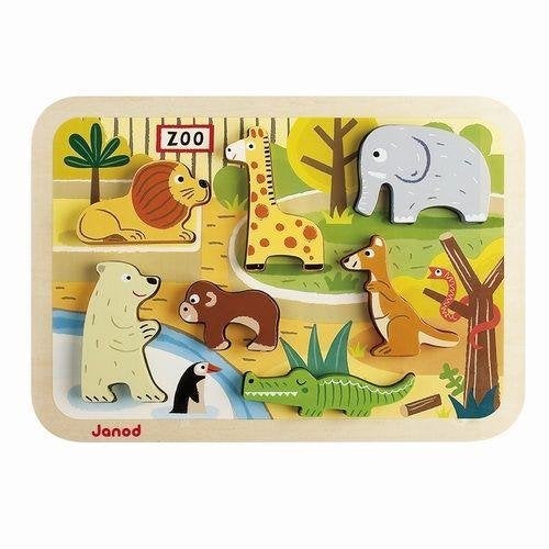 z.g.a.n.: Janod houten puzzel, Ophalen, Zo goed als nieuw, Van hout, Minder dan 10 stukjes