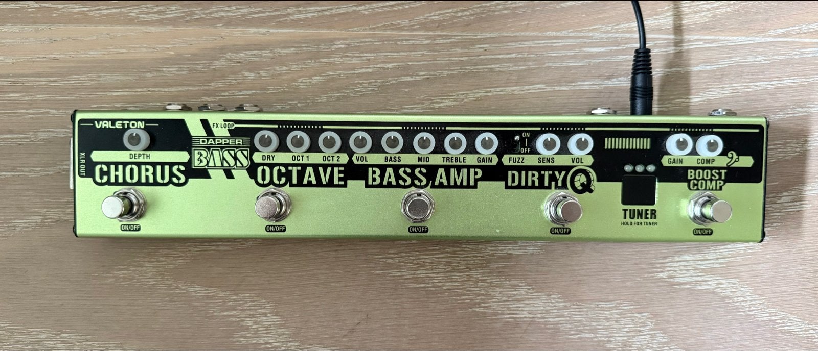 Valeton Dapper Bass Multi-effect Pedaal, Muziek en Instrumenten, Effecten, Ophalen of Verzenden, Zo goed als nieuw, Chorus