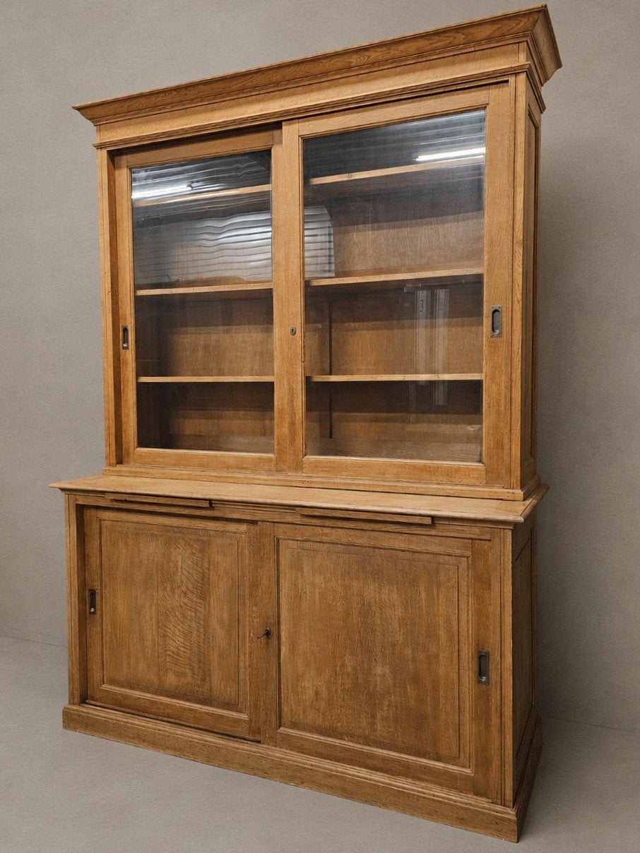 antieke eiken kast, Ophalen of Verzenden, 25 tot 50 cm, 150 tot 200 cm