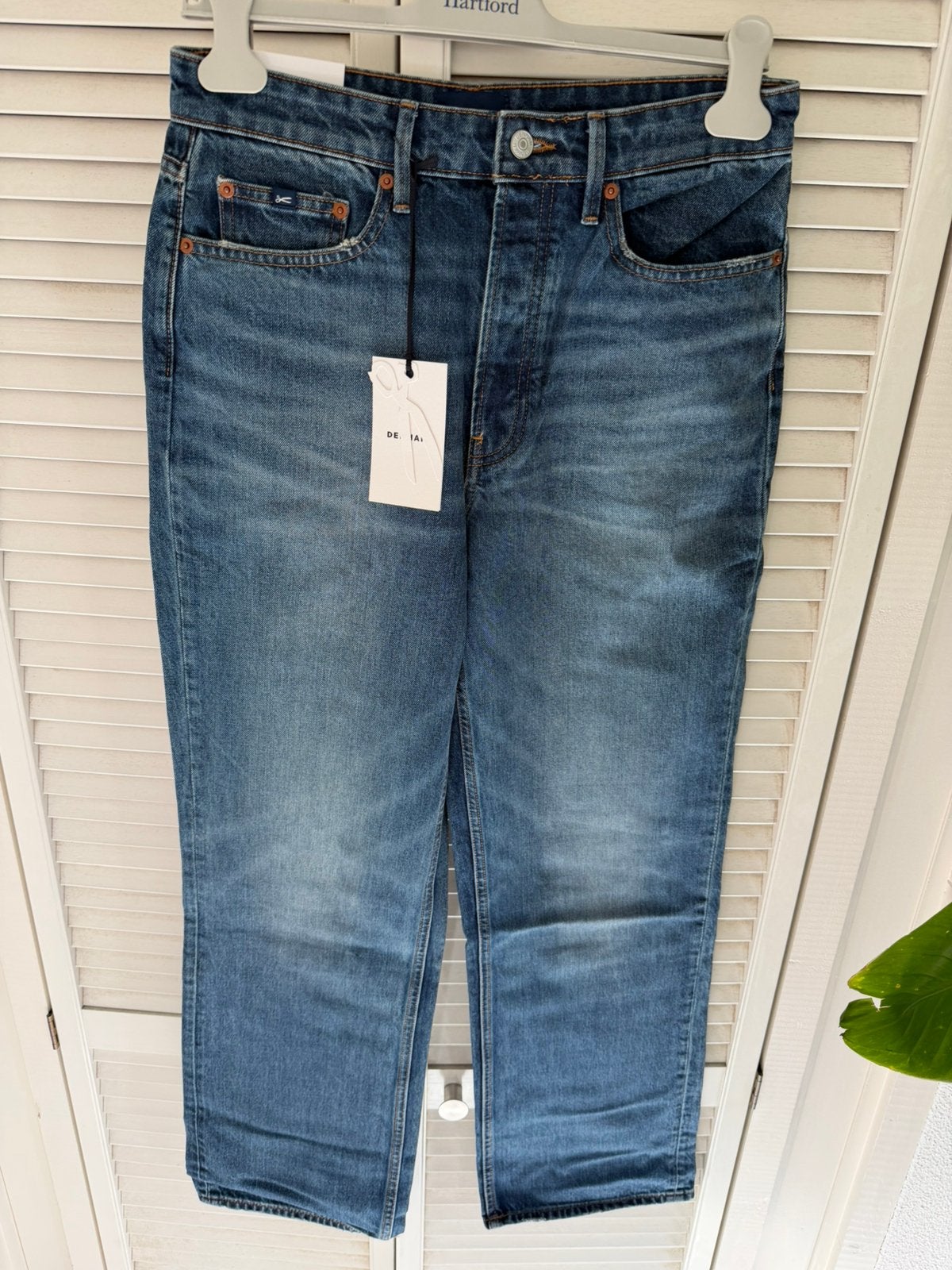 Nieuwe Denham dames ima relaxed jeans 27-32, Verzenden, Nieuw, Blauw