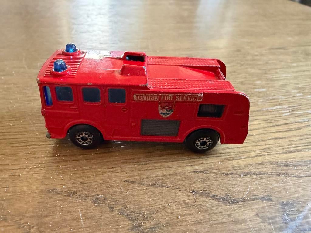 Lesney Matchbox Merryweather Brandweerwagen 1969, Ophalen, Gebruikt, Bus of Vrachtwagen