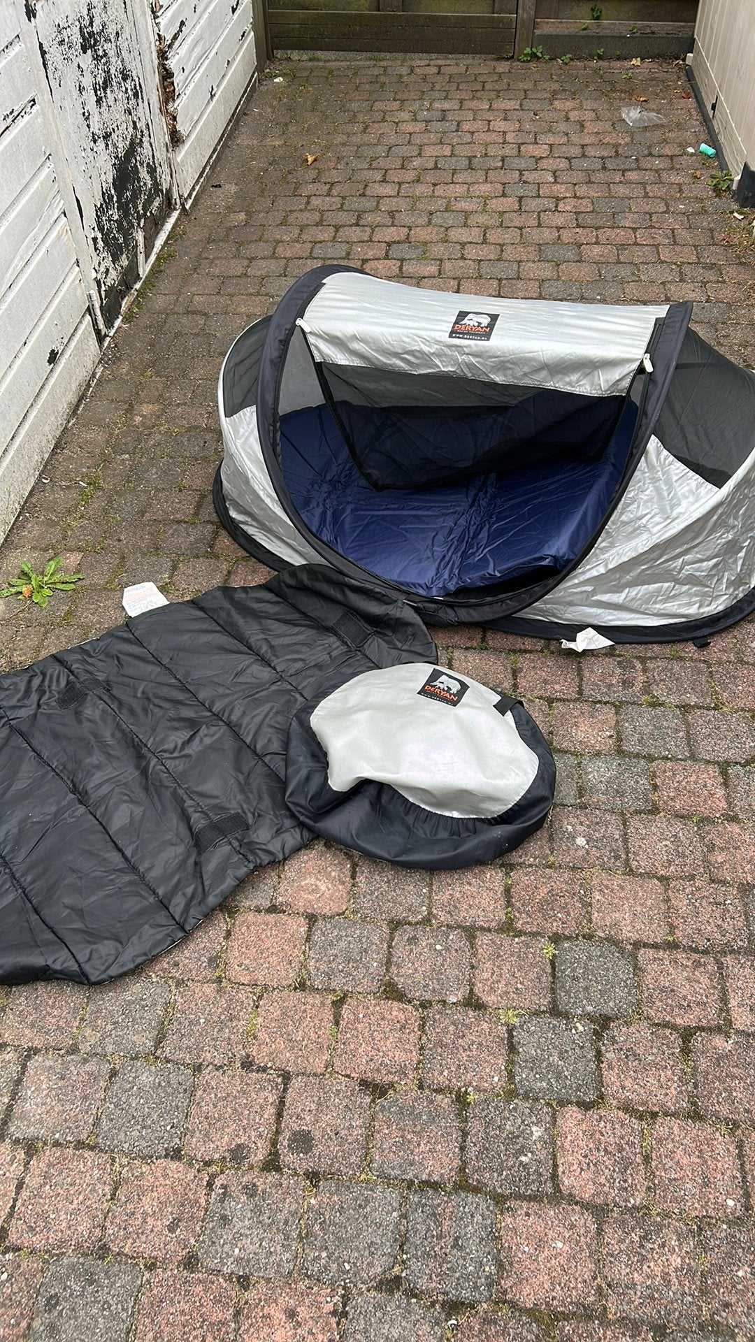 Deryan Baby Luxe Reisbedje/Tentje met Slaapzak, Caravans en Kamperen, Tenten, Ophalen of Verzenden, Gebruikt, Tot en met 2
