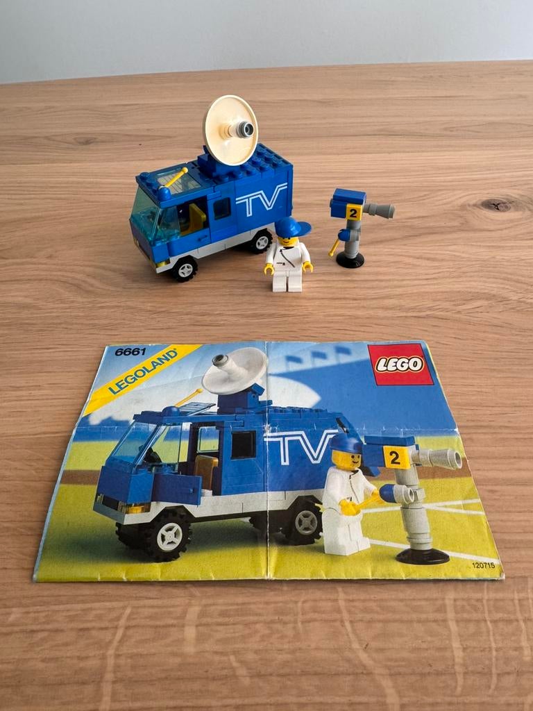 LEGO set 6661 TV Van / Mobile TV Studio, Lego, Ophalen of Verzenden, Zo goed als nieuw, LEGOLAND