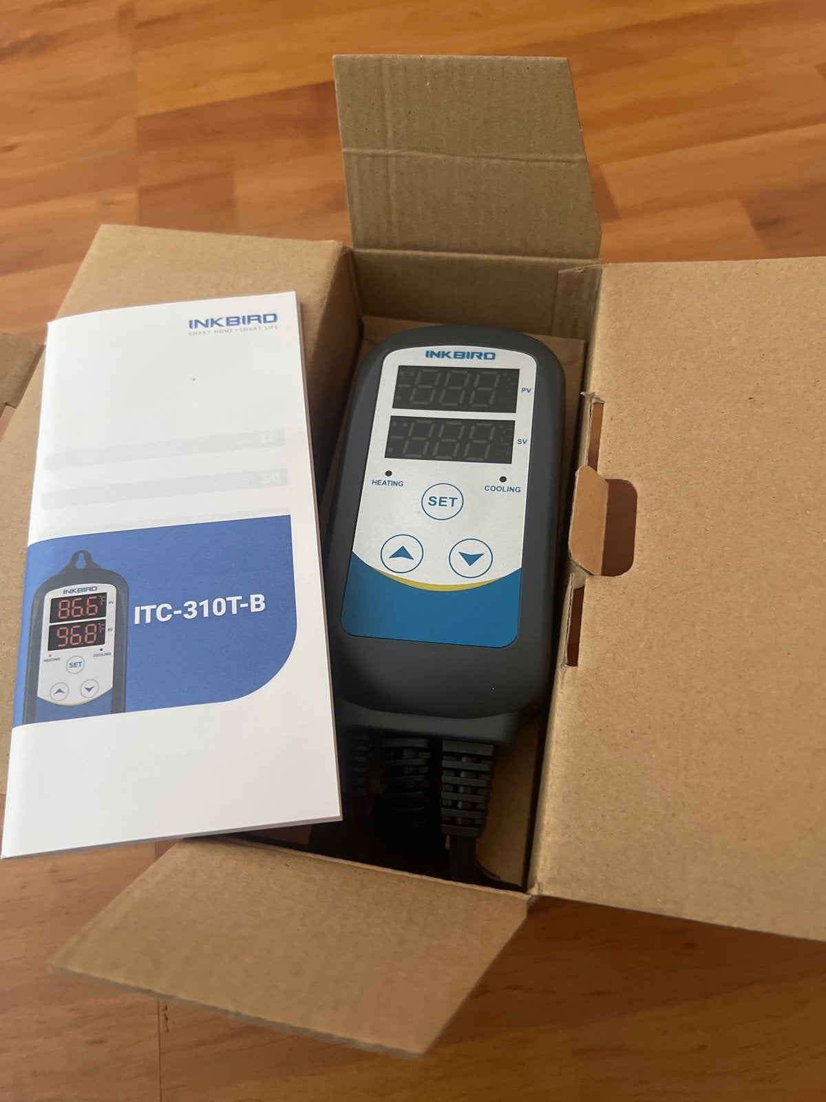 Nieuwe Inkbird ITC-310T-B Plug-n-Play Thermostaat, Ophalen of Verzenden, Slimme thermostaat, Nieuw