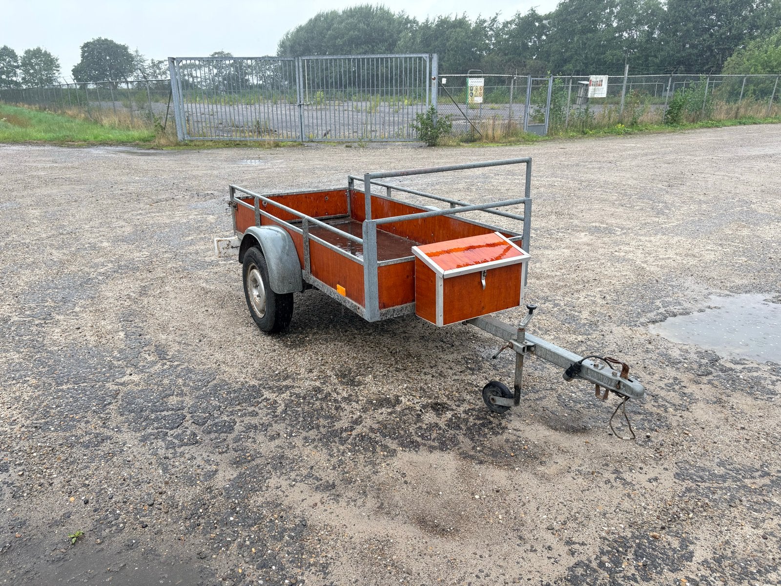 enkele asser aanhanger, Auto diversen, Aanhangers en Bagagewagens, Ophalen, Gebruikt