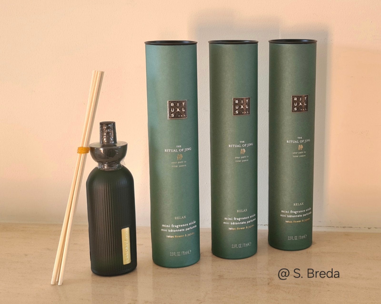 Rituals Geurstokjes | Jing | Geurstokken 70 ml, Ophalen, Geurverspreider, Nieuw, Glas