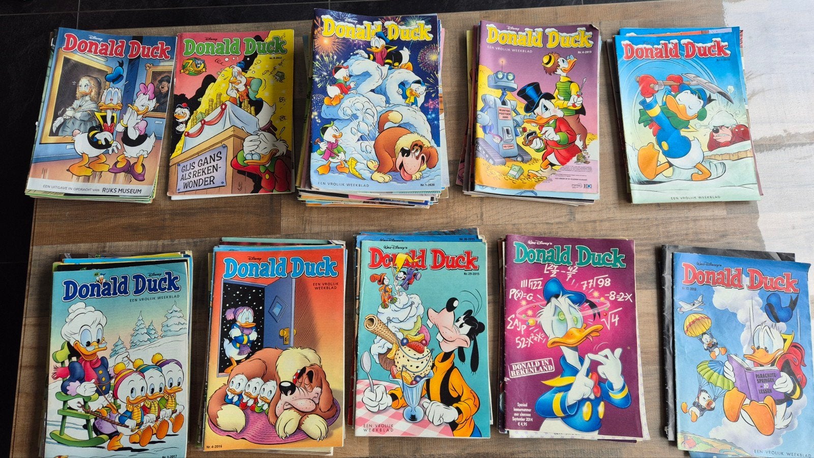 Donald Ducks, Complete serie of reeks, Ophalen, Gelezen