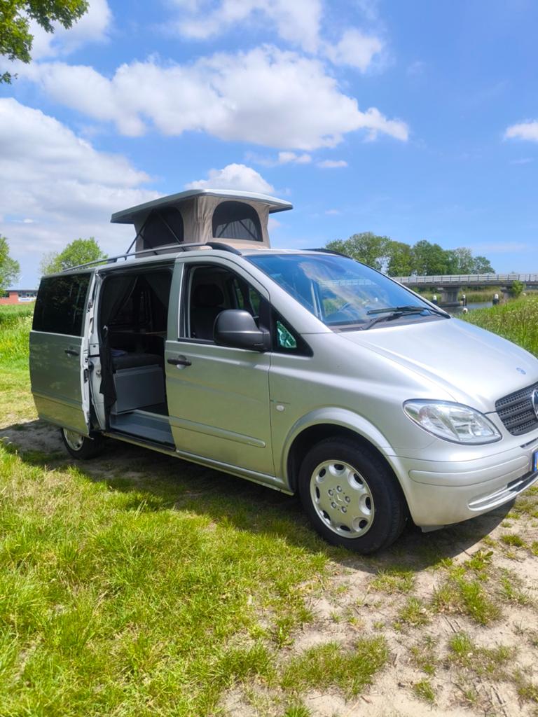 ## Prachtige Vito camperbus ##, Caravans en Kamperen, Campers, Buscamper of Camperbus, Tot en met 2, Mercedes-Benz, Particulier
