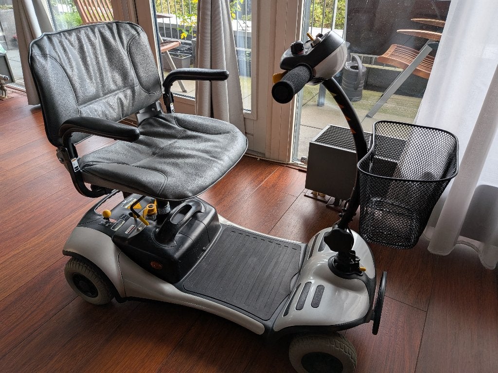 Perfecte flybuddy opvouwbare scootmobiel, Ophalen, 10 km/u of minder, Mango, 26 t/m 35 km