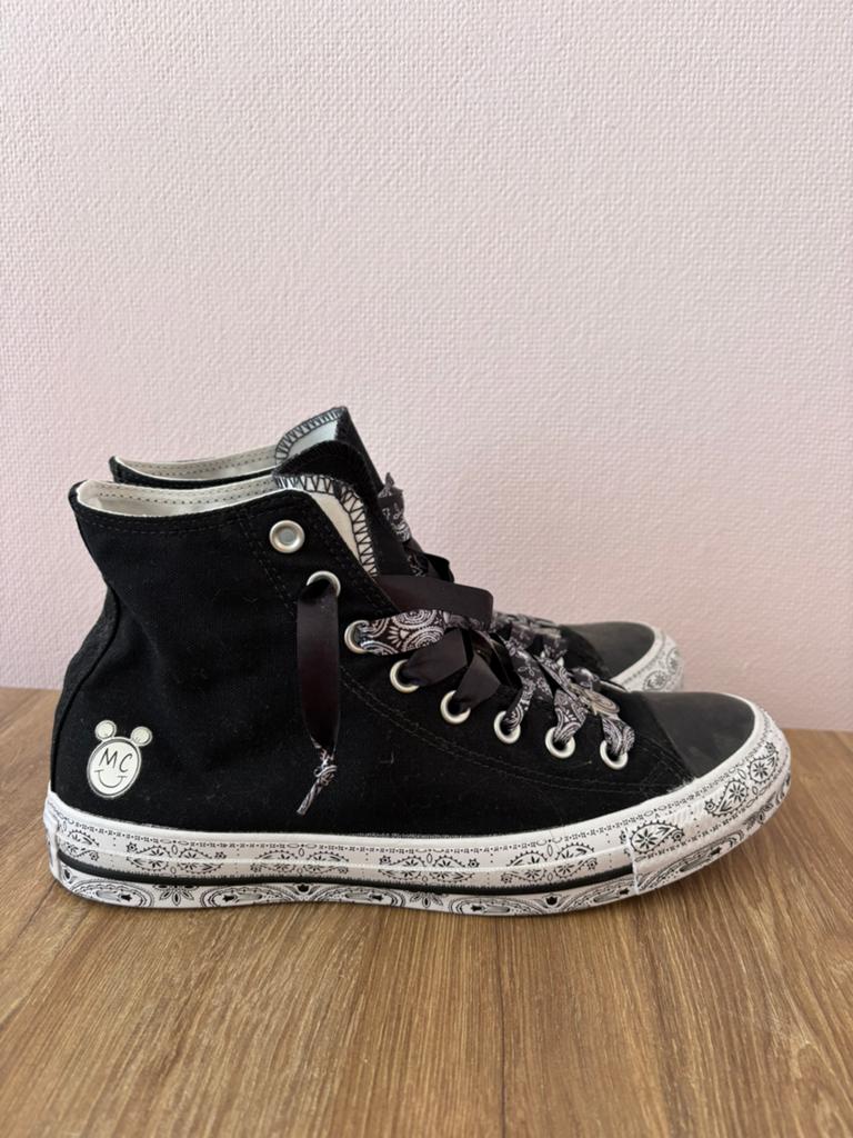 Converse All star Miley Cyrus, Kleding | Heren, Schoenen, Ophalen, Zo goed als nieuw, Zwart, Sneakers of Gympen