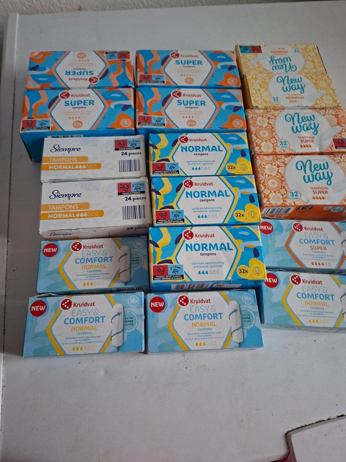 Grote partij tampons: Kruidvat, Siempre, New Way, Sieraden, Tassen en Uiterlijk, Uiterlijk | Lichaamsverzorging, Ophalen of Verzenden