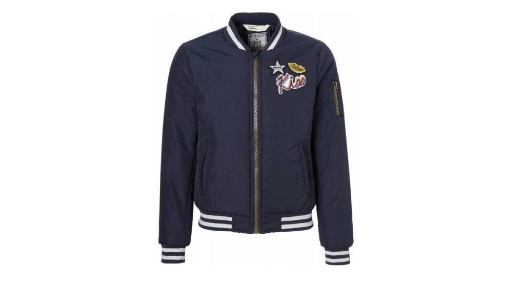 NIEUW RETOUR Jas Zomerjas Donkerblauw Drama Queen 158, 164, Kinderen en Baby's, Kinderkleding | Maat 158, Meisje, Nieuw, Ophalen of Verzenden