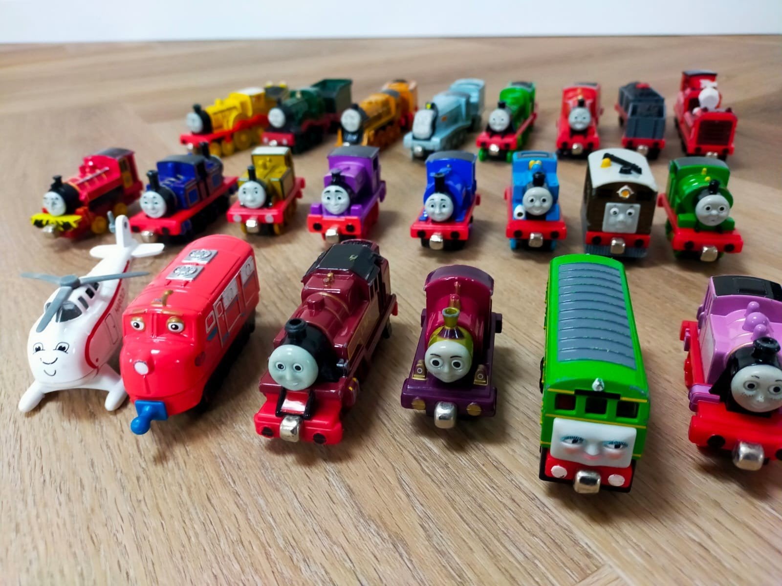 Thomas de trein | metalen complete set, Ophalen of Verzenden, Gebruikt